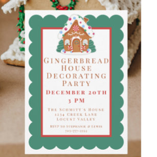 Invitation pour la décoration de maison en pain d'