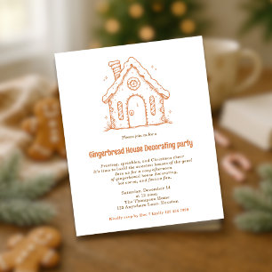 Invitation pour la décoration d'une maison en pain