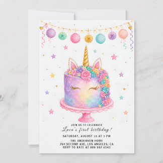 Invitation pour la fête d'anniversaire de 1 an de