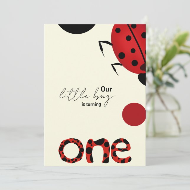 Invitation pour la fête d'anniversaire de Little B (Debout devant)