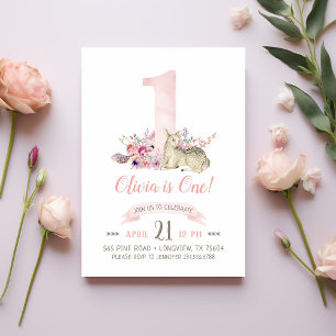 Invitation pour la fête d'anniversaire de Little D