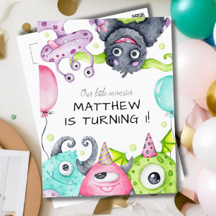 Invitation pour la fête d'anniversaire de Little M