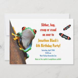 Invitation pour la fête d'anniversaire des enfants
