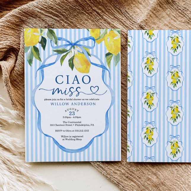 Invitation pour la fête de douche de mariée de Mis (Créateur téléchargé)