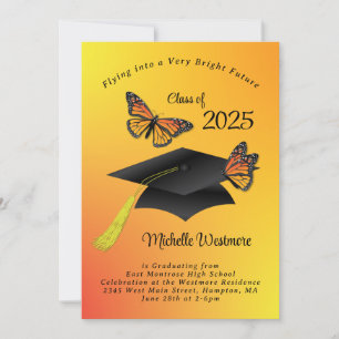 Invitation pour la fête de fin d'études de Papillo