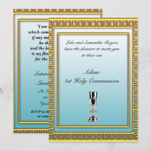Invitation pour la fête de la 1ère communion