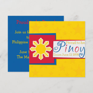 Invitation pour la fête de l'indépendance philippi