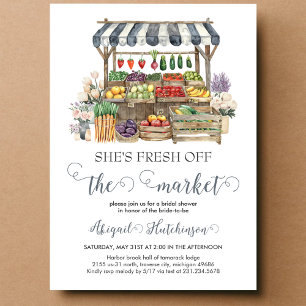 Invitation pour la fête de mariage She's Fresh off