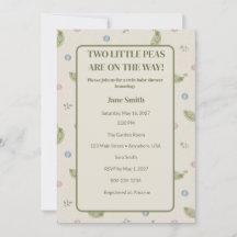 Invitation pour la fête de naissance de jumeaux De