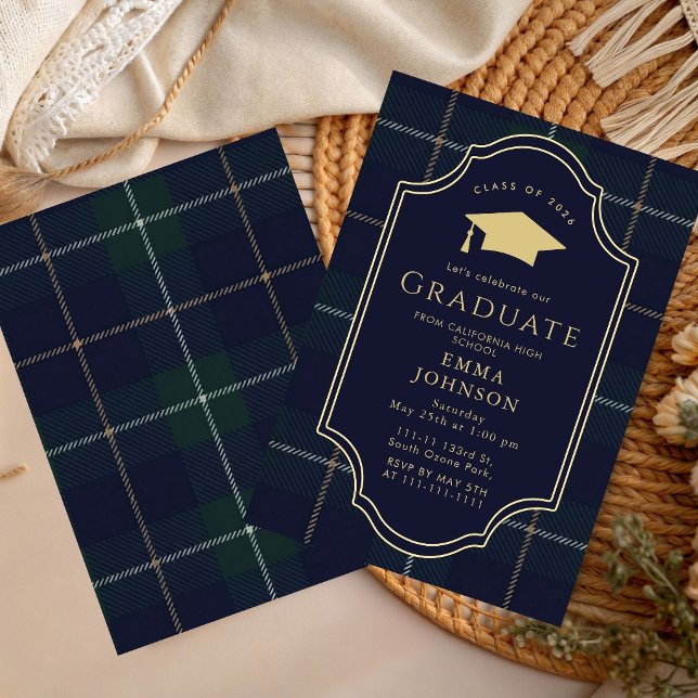 Invitation pour la fête de remise des diplômes Gin (Créateur téléchargé)