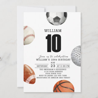 Invitation pour la fête des 10 ans de Rockie année