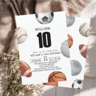 Invitation pour la fête des 10 ans de Rockie année