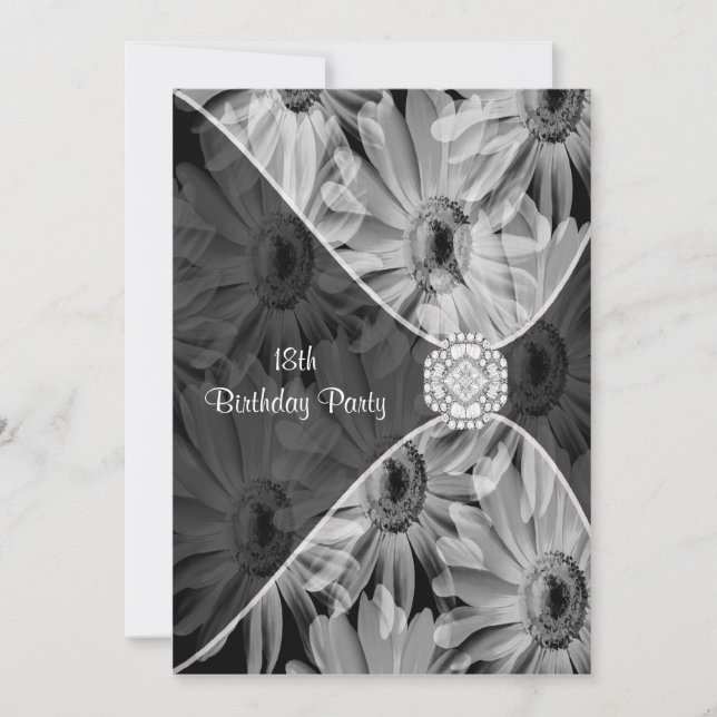Invitation pour la fête des 18 ans Daisy Diamond (Devant)