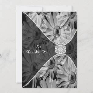 Invitation pour la fête des 18 ans Daisy Diamond