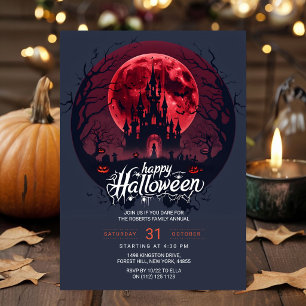Invitation pour la fête d'Halloween au Château Han