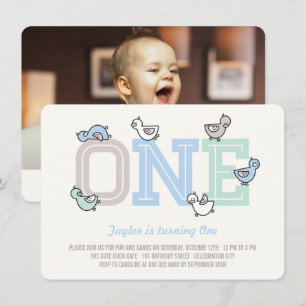 Invitation pour la fête du 1er anniversaire de jol