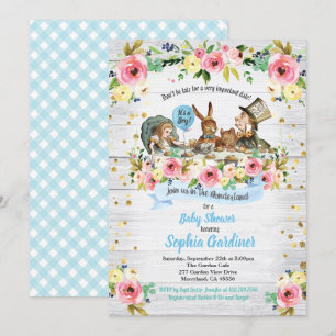 Invitation pour la fête prénatale de bébé garçon A