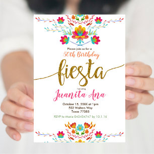 Invitation pour la fête surprise des 50 ans