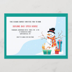 Invitation pour la journée de boxe