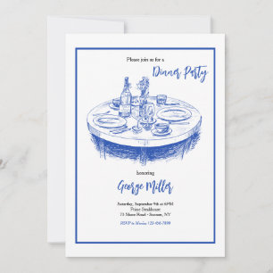 Invitation pour la mise en place de table