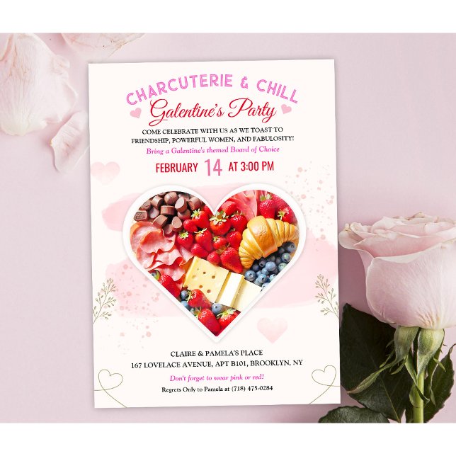 Invitation pour la planche de charcuterie de la Sa (Créateur téléchargé)