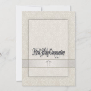 Invitation pour la première communion des filles e