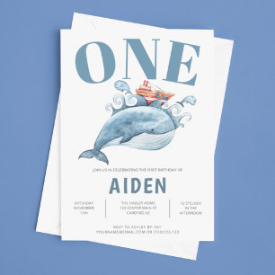 Invitation pour la première fête d'anniversaire Ba