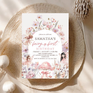 Invitation pour la première fête d'anniversaire de