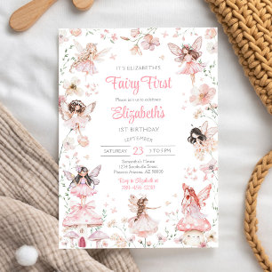 Invitation pour la première fête d'anniversaire de