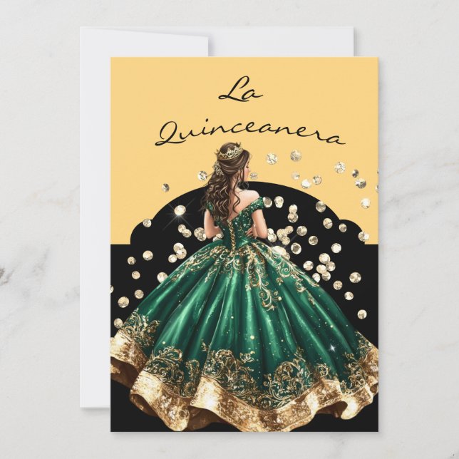Invitation pour la Quinceanera (Devant)