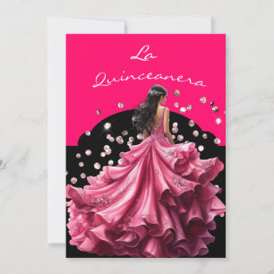 Invitation pour la Quinceanera