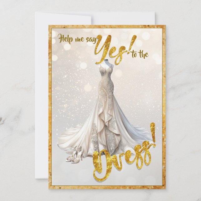 Invitation pour la Robe (Devant)