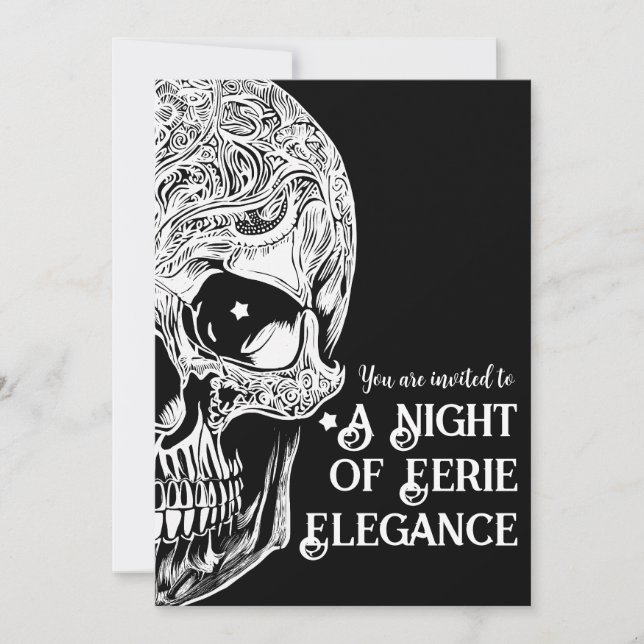 Invitation pour la soirée cocktail et costumes got (Devant)