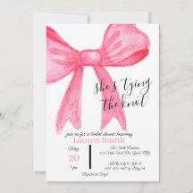 Invitation pour la soirée "Elle se marie"