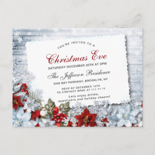Invitation pour la veille de Noël des Fêtes de la 