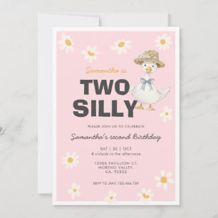 Invitation pour l'anniversaire de Deux Oies Idiote