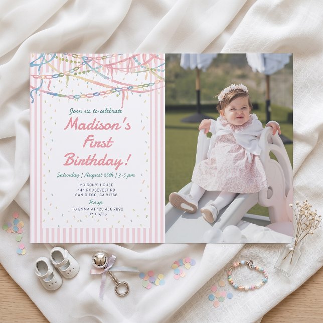 Invitation pour l'anniversaire de Fancy Nancy fill (Créateur téléchargé)