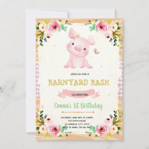 Invitation pour l'anniversaire de la ferme de la f