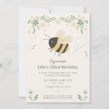 Invitation pour l'anniversaire de l'enfant Bumble