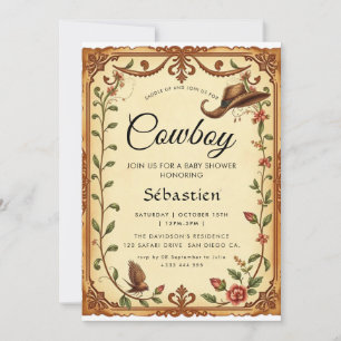 Invitation pour l'anniversaire de l'Ouest de Cowbo
