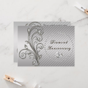 Invitation pour l'anniversaire de mariage de diama
