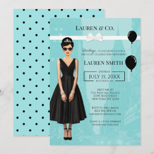 Invitation pour l'anniversaire de Tiffany et Co Au