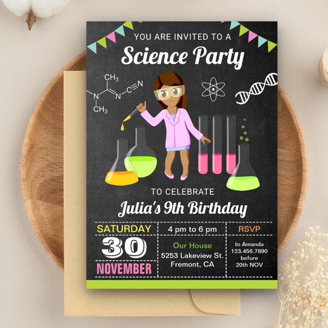 Invitation pour l'anniversaire des filles de l'exp (Créateur téléchargé)
