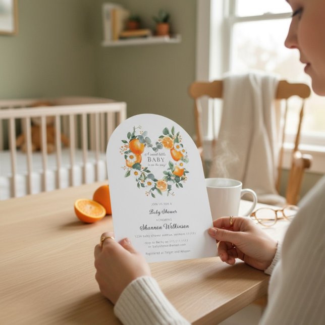 Invitation pour l'arche de la Baby Shower Fleur d' (Créateur téléchargé)