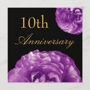 Invitation pour le 10ème Anniversaire - Roses VIOL