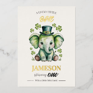 Invitation pour le 1er anniversaire   Carte en feu