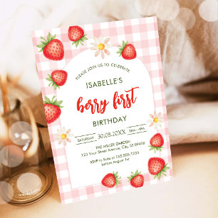 Invitation pour le 1er anniversaire de Berry