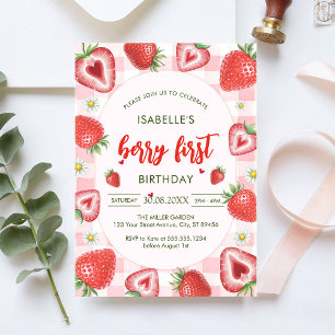 Invitation pour le 1er anniversaire de Berry