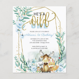 Invitation pour le 1er anniversaire de Budget, il