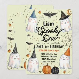 Invitation pour le 1er anniversaire de Cream Spook